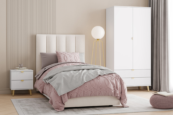 Детская Дакота композиция 1 меренга, белый, без кровати