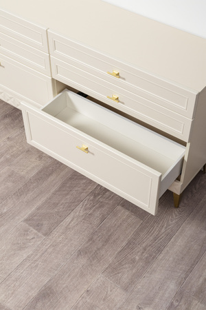 Комод Марион 16.256 Слоновая кость С341 PE, Слоновая кость 6898 ПВХ, Белый PE шагрень